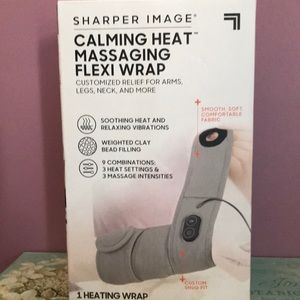 Sharper Image Calming Heat Massaging Flexi Wrap.